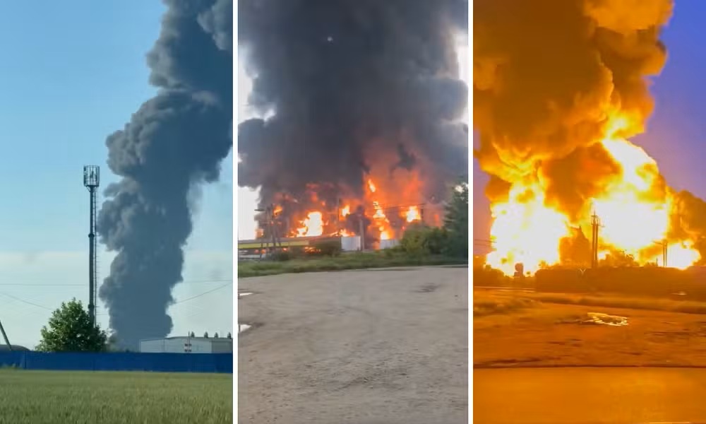 Ucrânia lança centenas de drones contra a Rússia no encerramento de fórum econômico